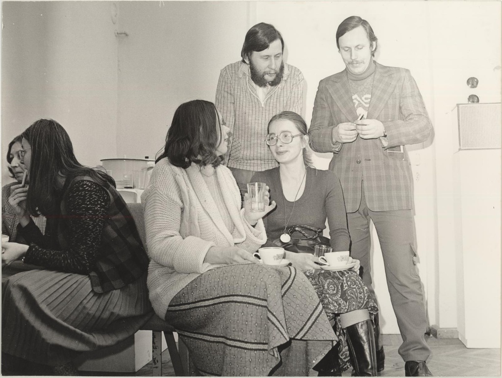 M. Mikofi näituse avamine TKM-is 14.12.1979.a.