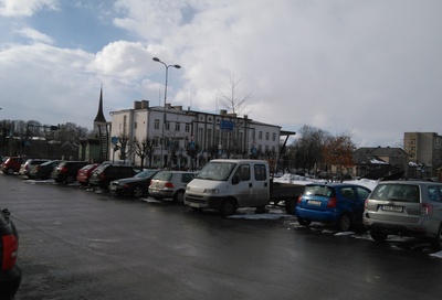 Rakvere. Political miiting on the Turku Square rephoto