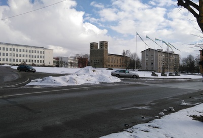 Rakvere, Demonstration of the Great Socialist October Revolution rephoto