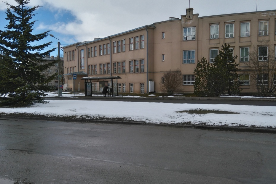 Rakvere, Demonstration of the Great Socialist October Revolution rephoto