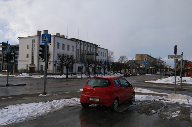 View of the house of Eesti Pank in Rakvere rephoto