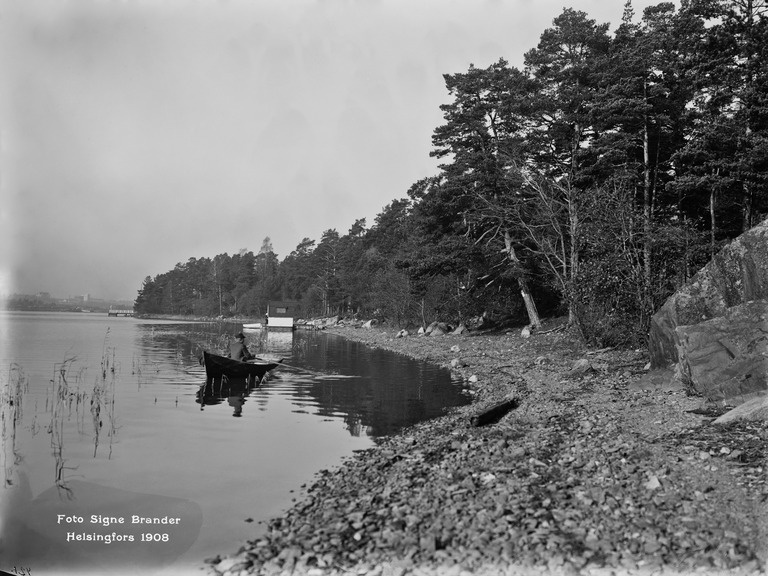 Kulosaaren ranta Hopeasalmessa