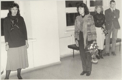 K. Kaasiku näituse avamine 29.10.1993. Näitust avab muuseumi direktor M. Nõmmela.  similar photo