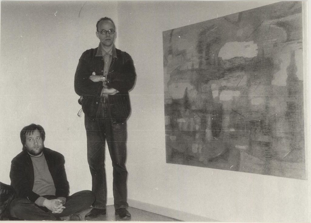 Tampere kunstnike Olavi Heino ja Gunnar Pohjola näituse avamine muuseumis 03.06.1994.a