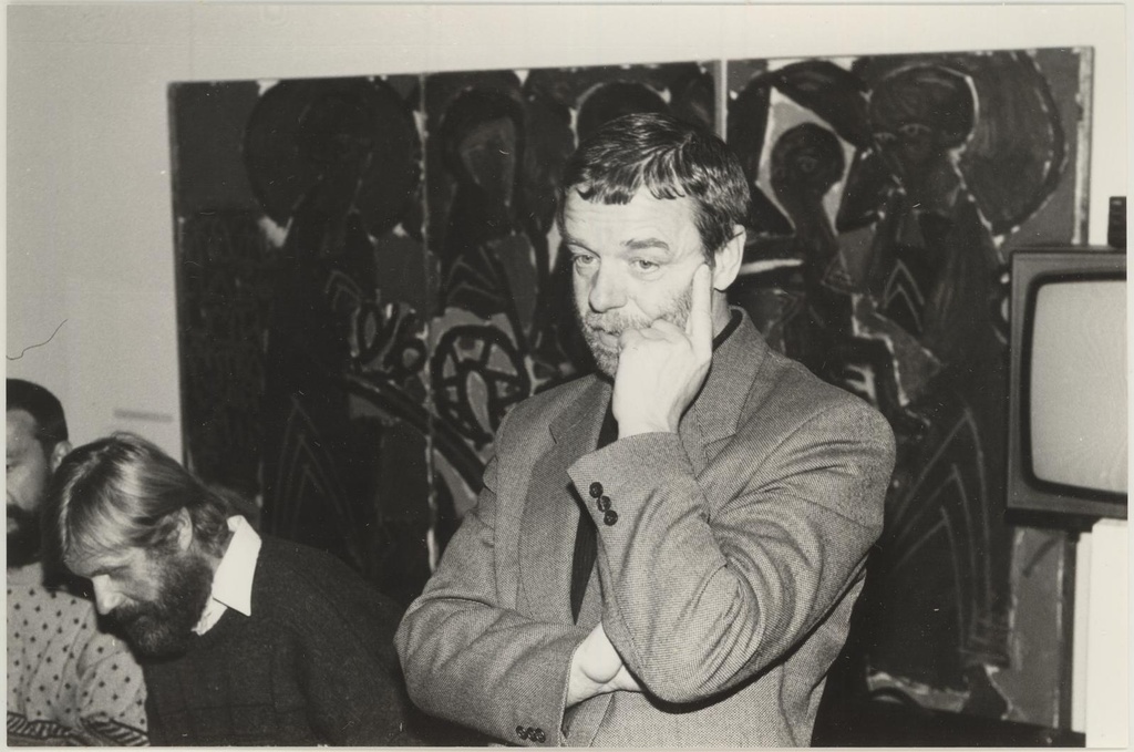 Narva kunstnik näituse avamine muuseumis 28. okt. 1994