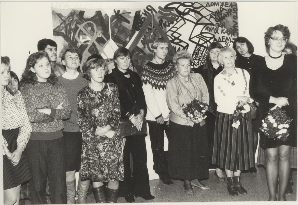 Narva kunstnik näituse avamine muuseumis 28. okt. 1994