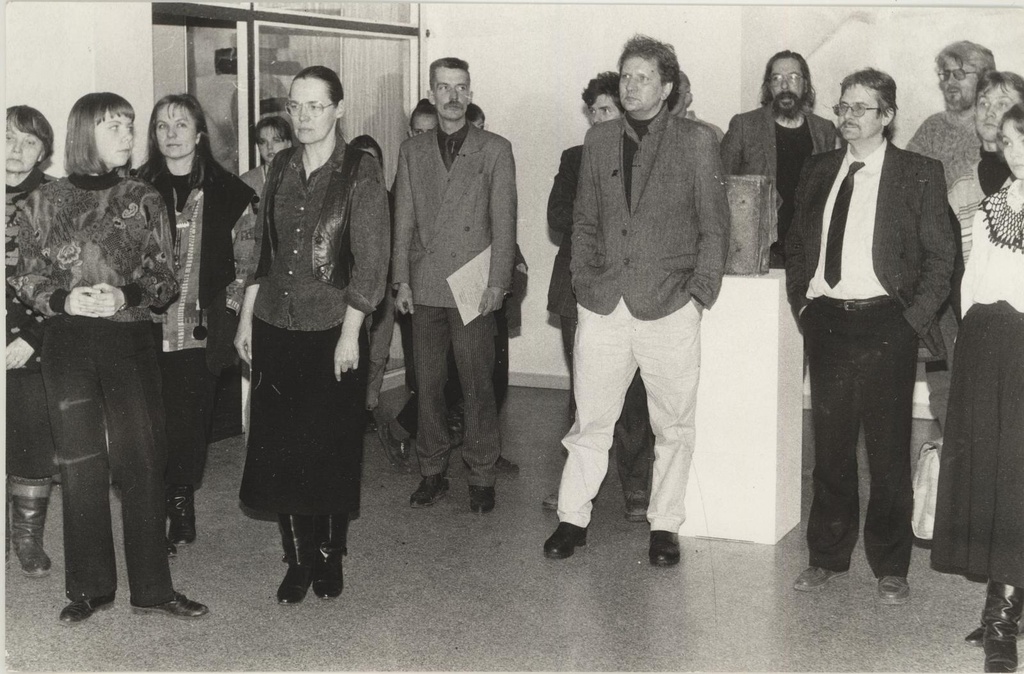 Rein Kelpmani näituse avamine 20.01.1995.