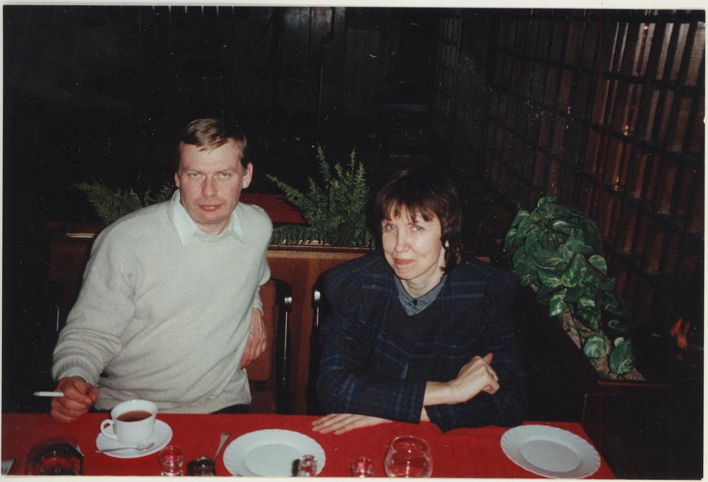 1970.a. eesti kunsti näituse avamisele järgnenud istumine restoranis  "Tarvas" 28.02.1997.a.