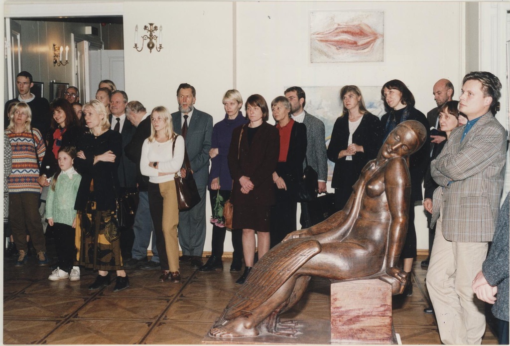 Näituse "Hingeaeg. Eesti kunst 1900-2000" avamine 12.11.1999.