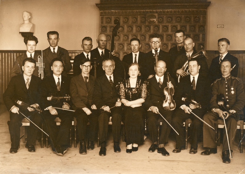 Iisaku puhkpilliorkester ca 1937. a
