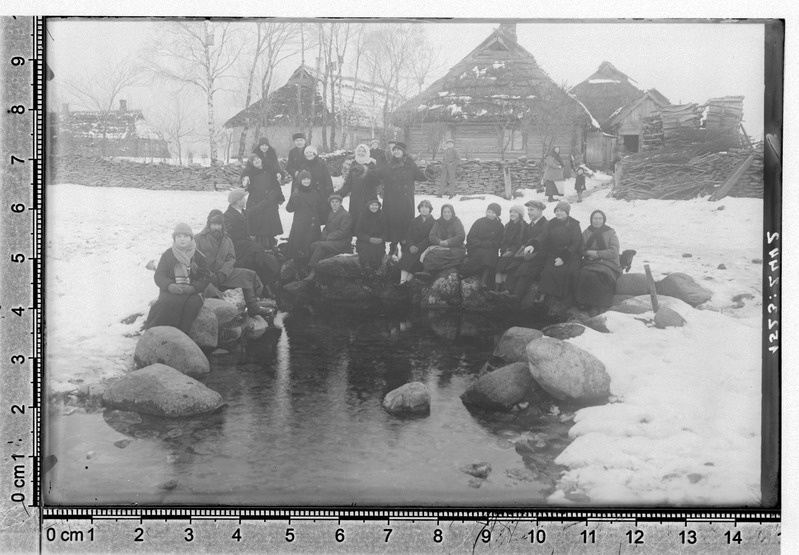 Kunda Rahvaülikooli õpilased talvel