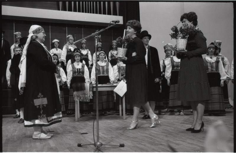 Helju Mikkeli loomingu õhtu "Vanemuise" kontserdisaalis. 16. märts 1985. a.