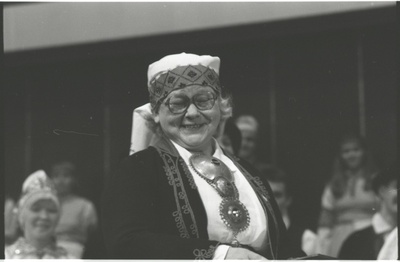 Helju Mikkeli loomingu õhtu "Vanemuise" kontserdisaalis. 16. märts 1985. a.  similar photo