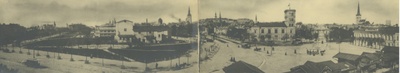 Tallinn, vaade ida poolt, esiplaanil Vene turg.  duplicate photo