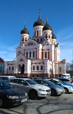 Tallinn, Aleksander Nevski katedraal Toompeal. rephoto