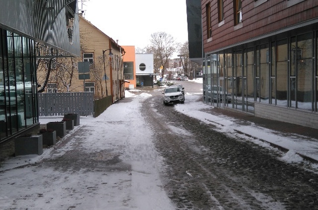 Parkali Street in Rakvere rephoto