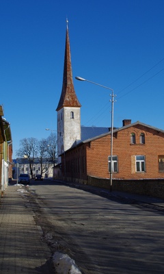 Pikk tänav Kolmainu kirikuga rephoto