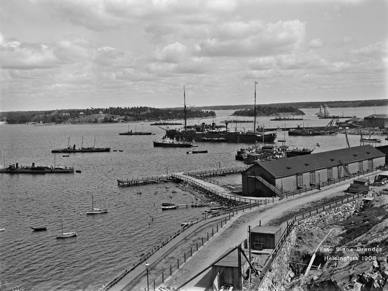Pohjoissatama, Katajanokan pohjoisrantaa, Venäjän Itämeren laivaston sotasatama