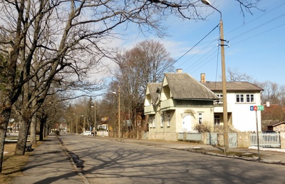 Pärnu puiestee on Mere Street rephoto