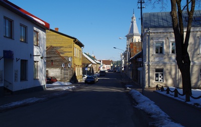 Wesenberg : Langstrasse = Rakwere : Small lights rephoto