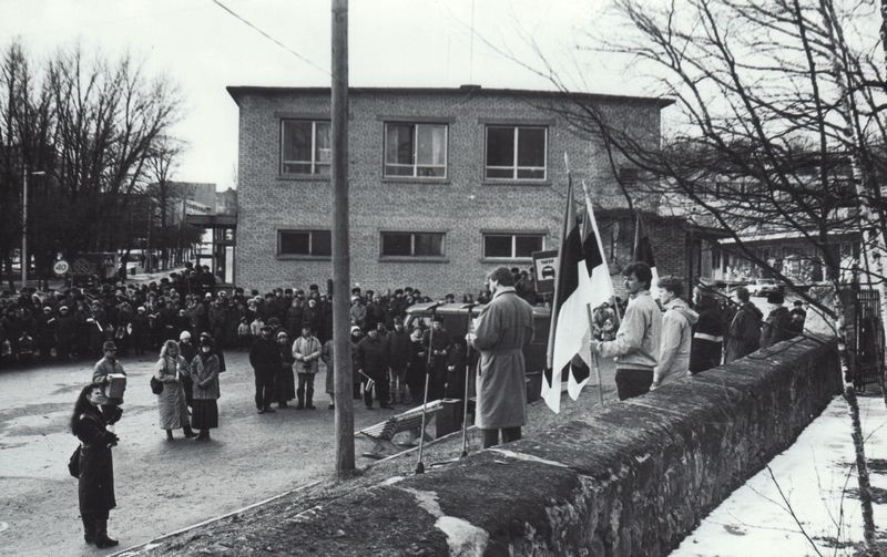 Küüditamise aastapäeva miiting Põlvas