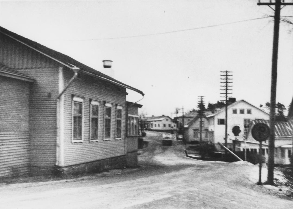 Mäntsälä, Keskuskatu Mäntsälän kirkonkylällä, n. 1950-luku