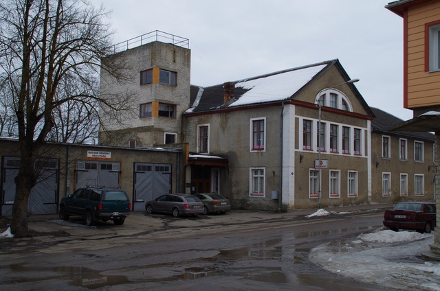 Rakvere Fire Fire Association building on Pikal Street rephoto