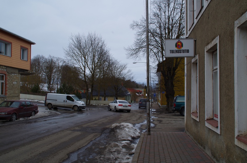 Pikk tänav, vaade Palvemaja mäelt Vallimäe suunas. rephoto