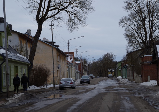 Rakvere Long Street. rephoto