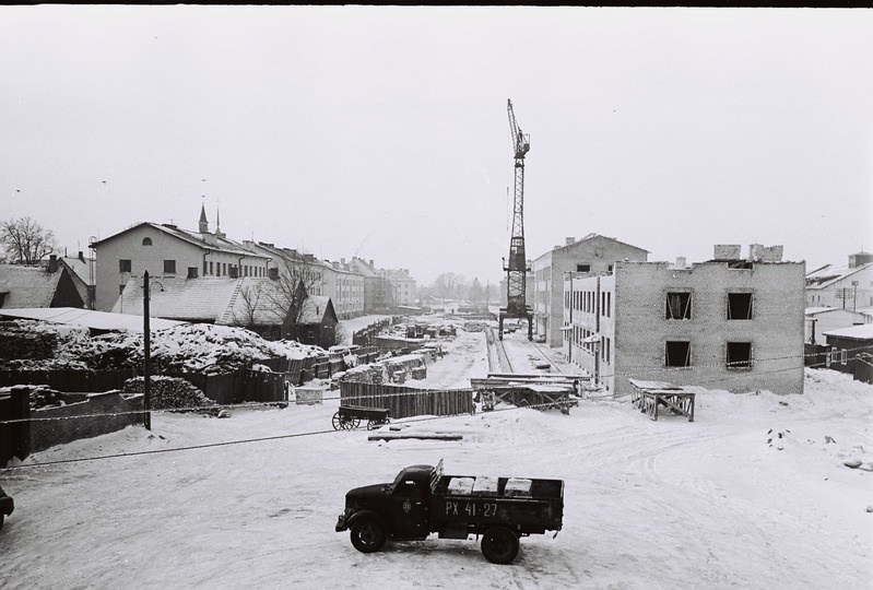 Negatiiv. Lenini allee ehitamine