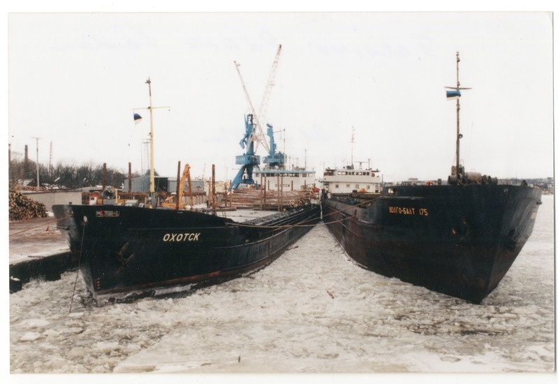 Foto. Talvine Pärnu sadam