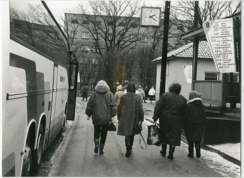 Foto. Pärnu bussijaam