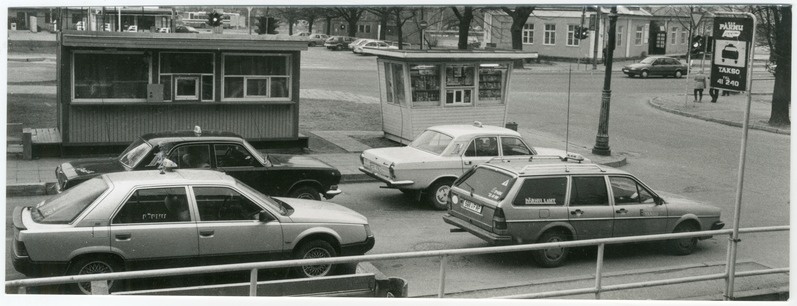 Foto. Taksopeatus Pärnu kesklinnas