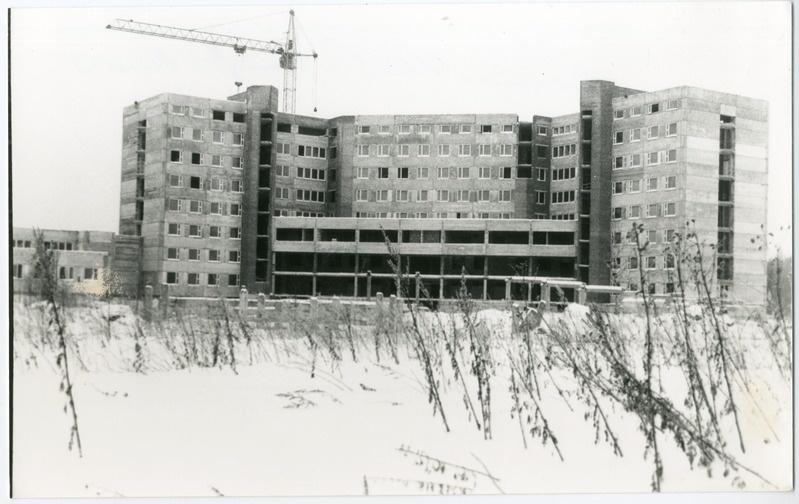 Foto. Uue haigla ehitus Pärnus