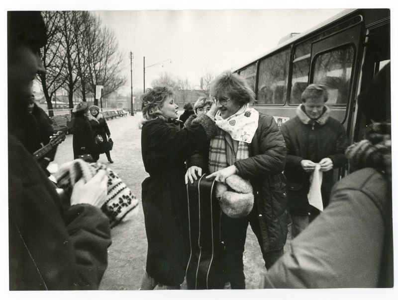 Foto. Pärnu bussijaamas