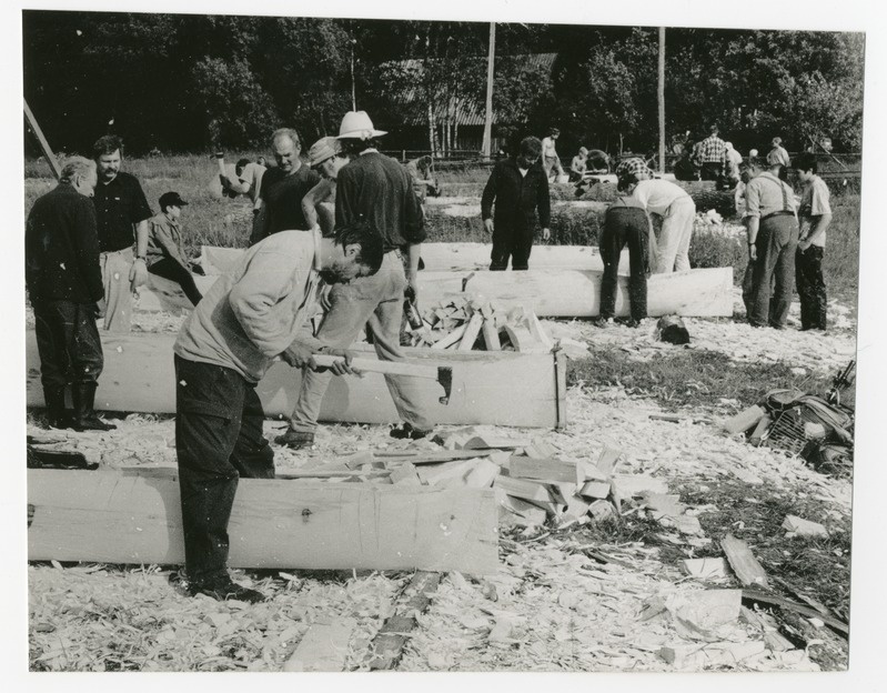 Foto. Haabjate ehitamine