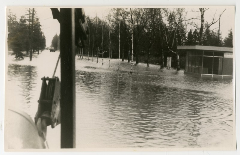 Foto. Üleujutus Pärnu rannas