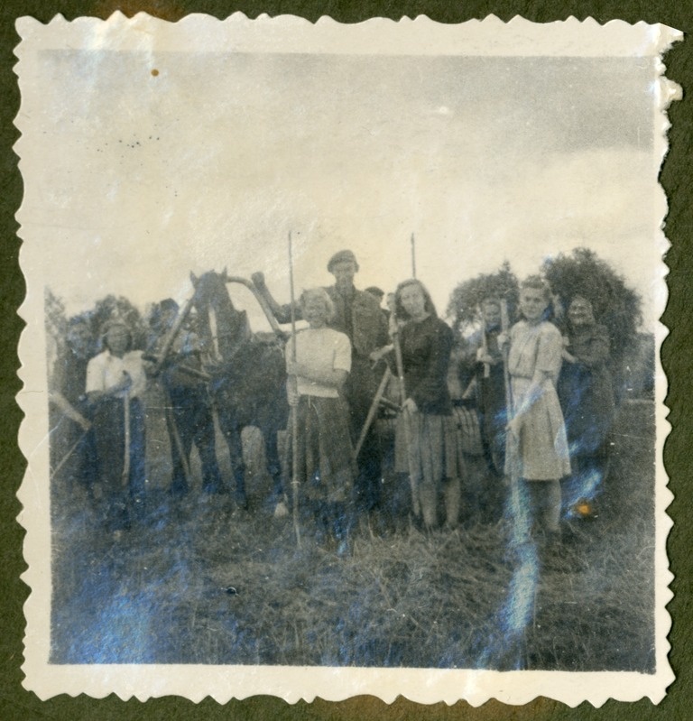 Foto albumist. Kolhoosis Tõhelas