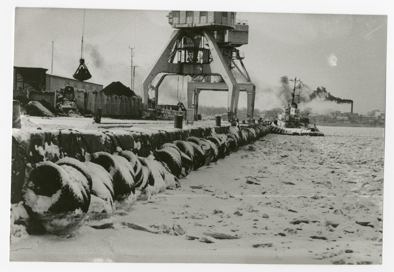 Foto.Talvine Pärnu Sadam