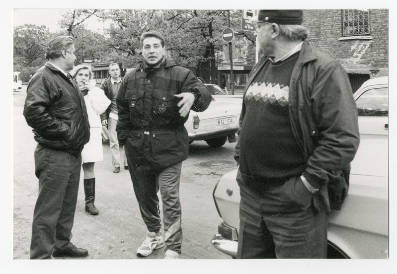 Foto.Taksopeatus Ringi ja Malmö tn nurgal.