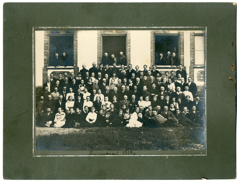 Foto. Õpetajate suvekursused Pärnus 1919. aastal