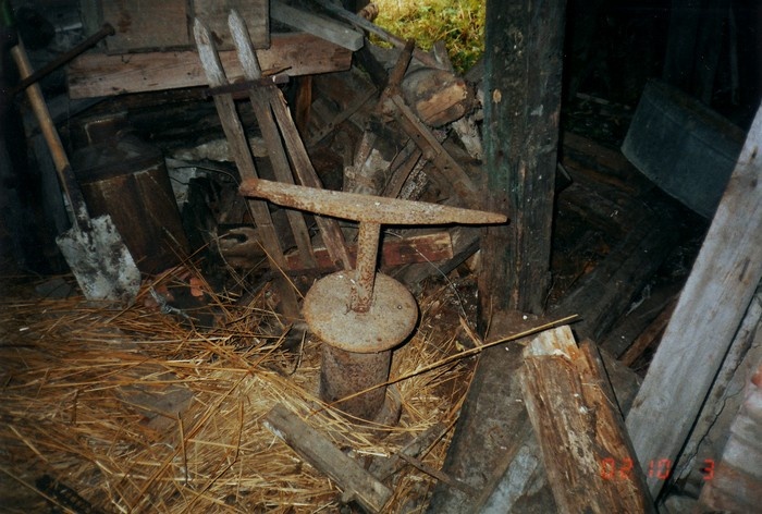 Ristivälja küla Müürisepa talu sepikoda-saun sisevaade
