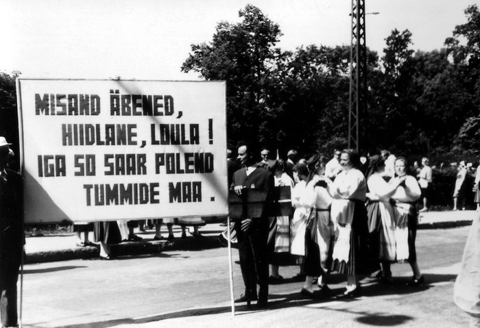 Hiidlased 1969.a.laulupeo ajal Tallinnas