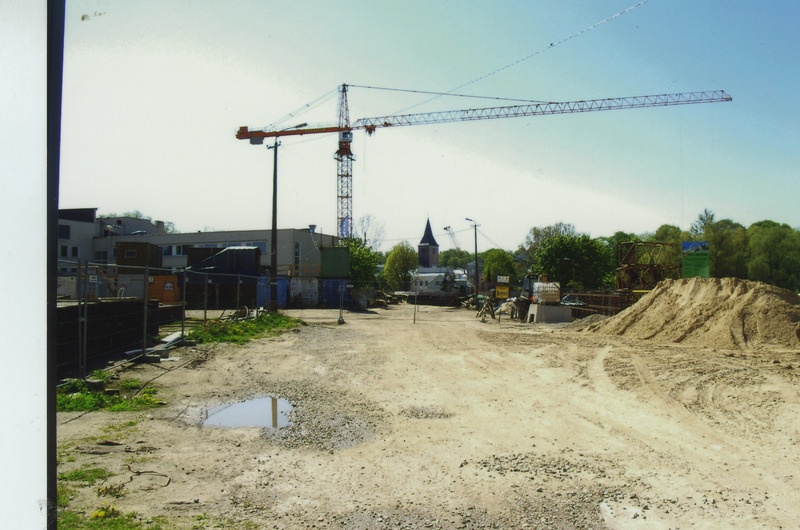 Foto, Tartu vaade, Vabadussilla ehitus. 2008
