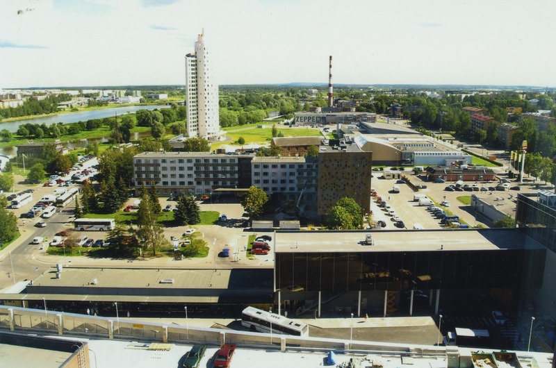 Foto, Tartu vaade, Tigutorni ehitus. 2008