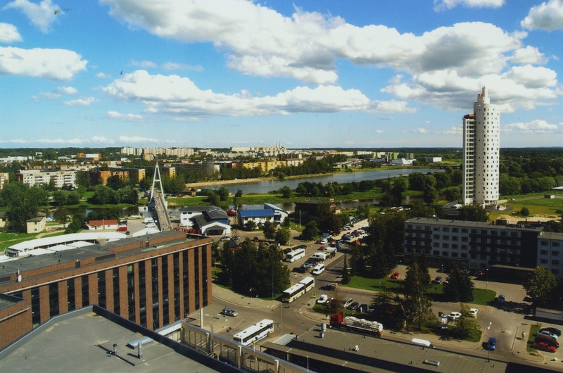 Foto, Tartu vaade, vaade Annelinnale. 2008