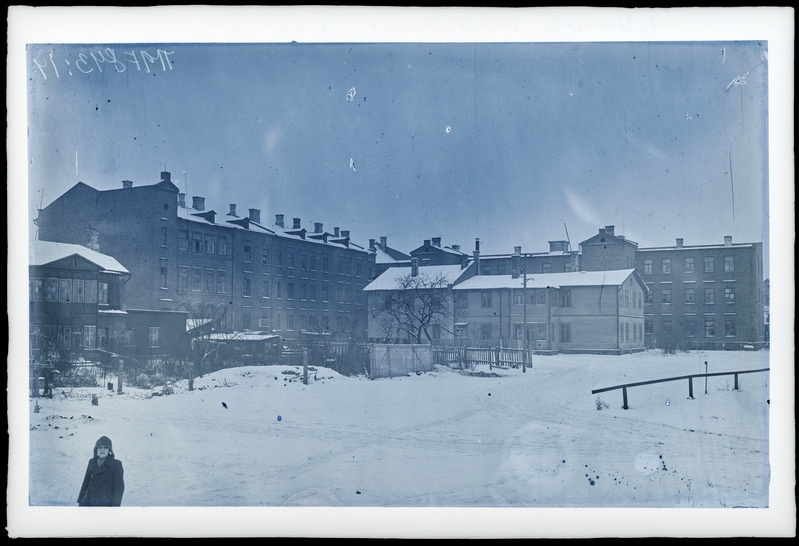 Klaasnegatiiv. TRÜ ühiselamu (Tiigi t). Tartu, 1947.