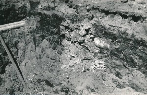 Arheoloogiline kaevamine Tartus 1979a. Kaevendi idasein.