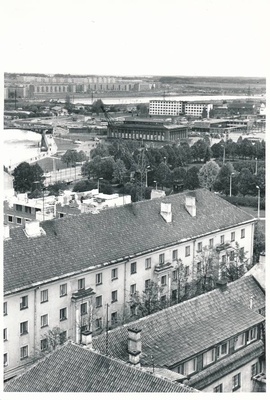 Vaade Tartus Turuhoone suunas.  similar photo