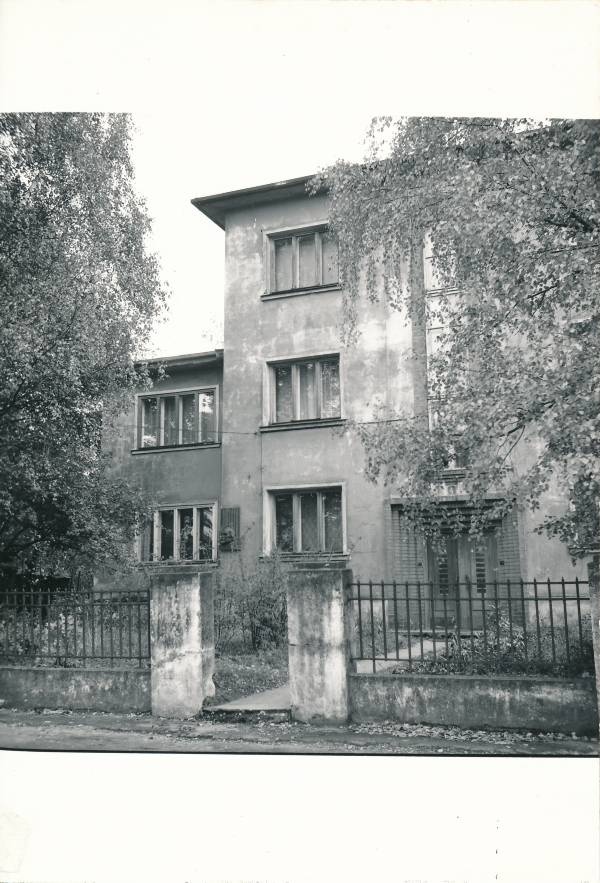 Hoone Tartus, kus elas ja töötas H. Eller.